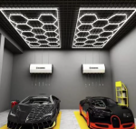 LUMINAIRE PLAFONNIER LED HEXAGONAL - 534W -  6500K (14 HEXS)