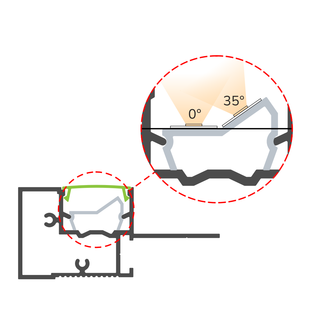 PROFILÉ ALUMINIUM #695