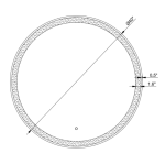 MIROIR LED FANTÔME ROND