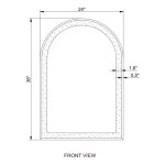 MIROIR LED CHIC ARCH