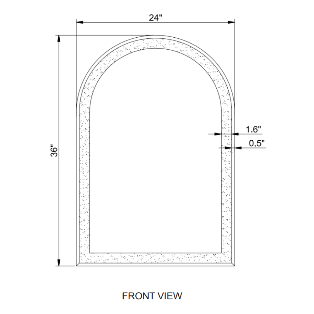MIROIR LED CHIC ARCH
