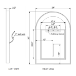 MIROIR LED CHIC ARCH