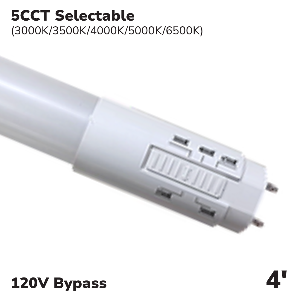 TUBE LED T8 5CCT 4' - 11.5W-14W-16W