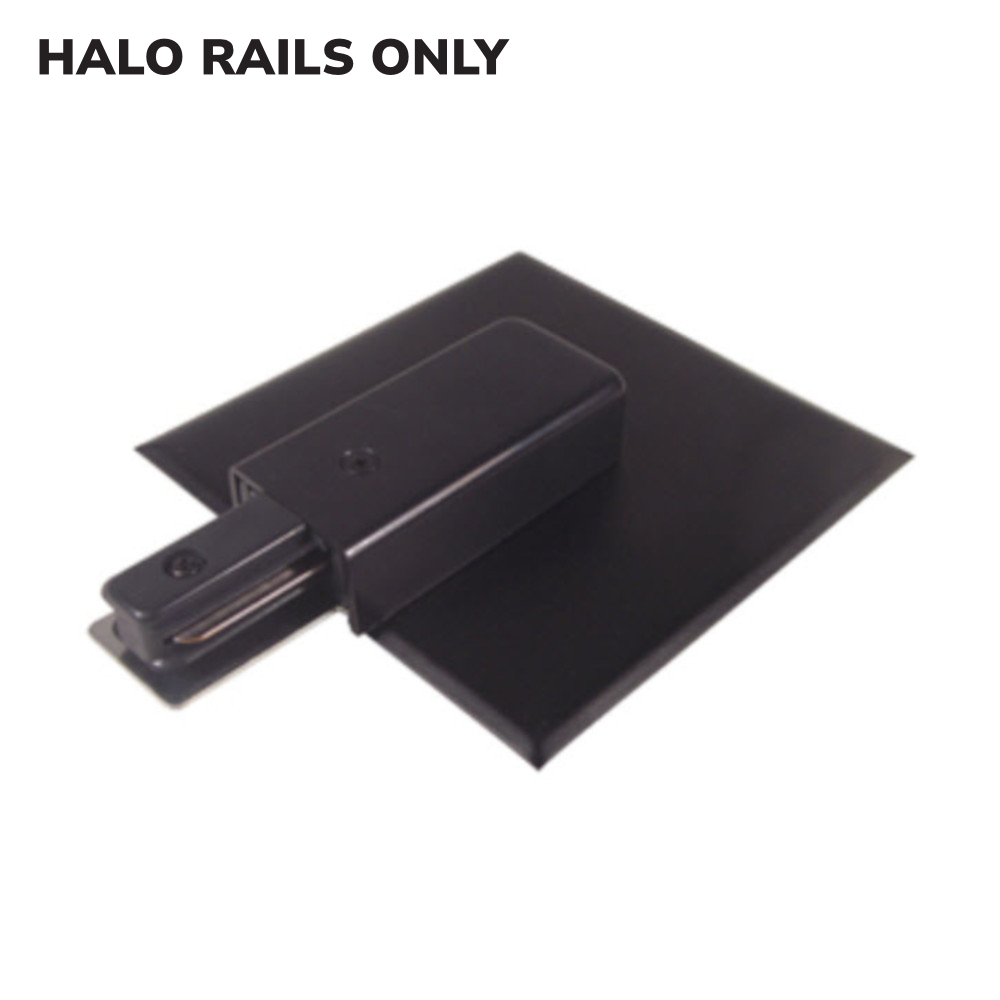 CONNECTEUR D'EXTRÉMITÉ ET PLAQUE POUR RAIL HALO