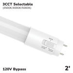 TUBE LED T8 3CCT 2' - 8W
