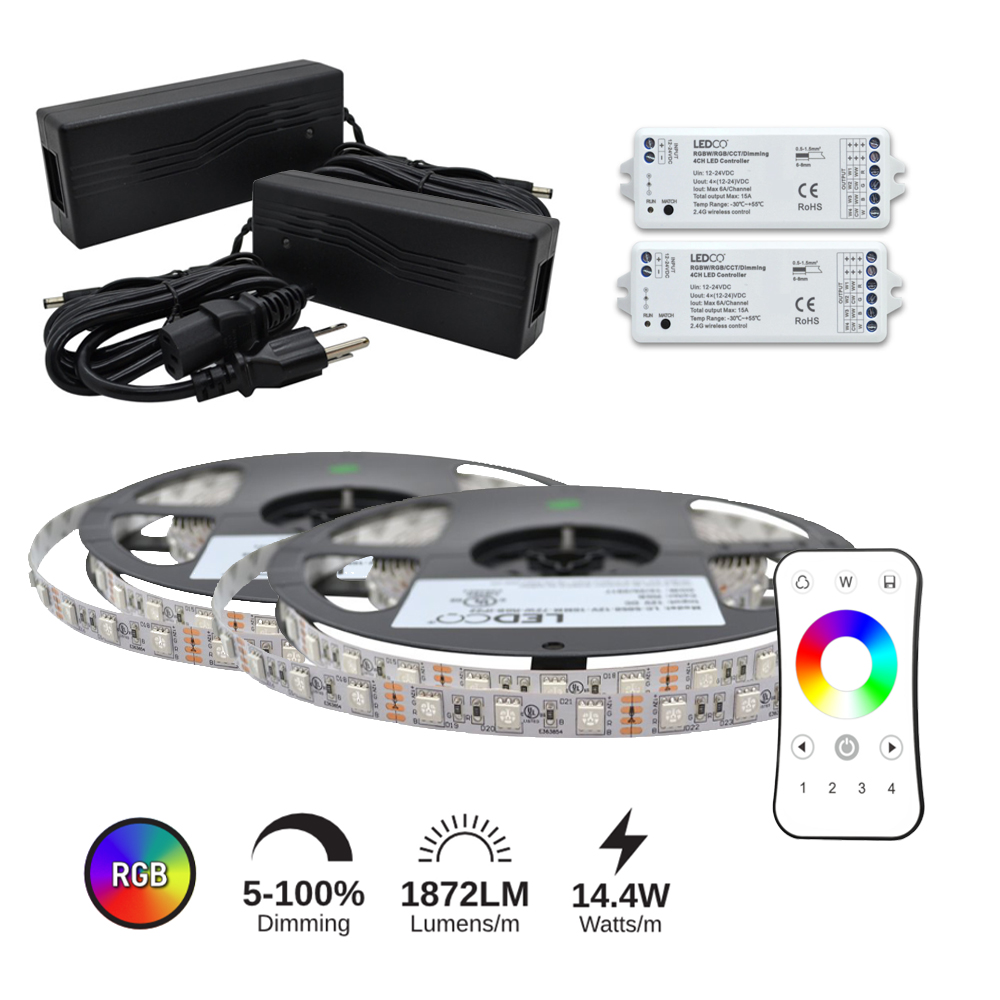 Kit de Démarrage - 20M de Ruban LED RGB-W (30K)