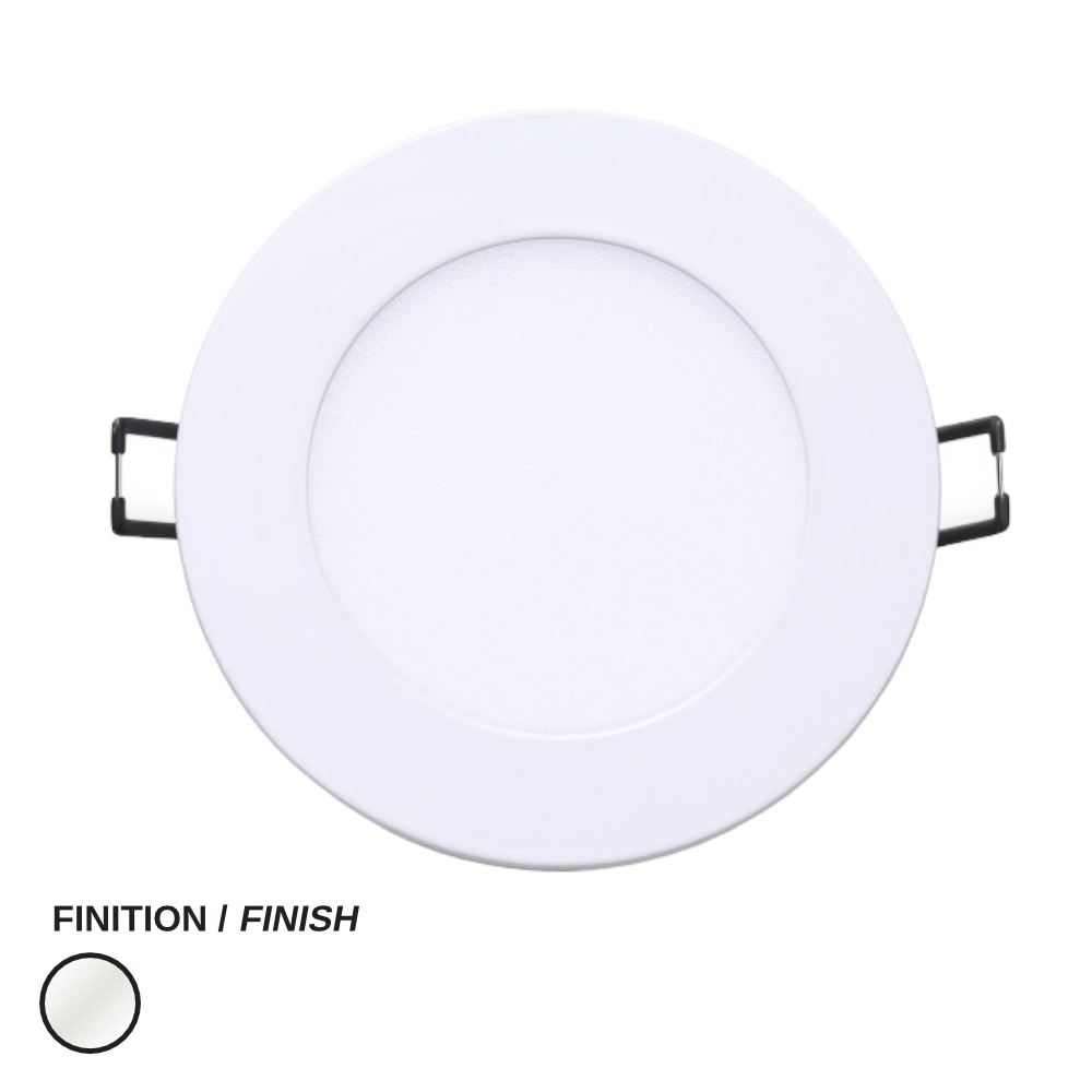 ENCASTRÉ LED PLAT 12/24V 4'' DLF ROND - 8W