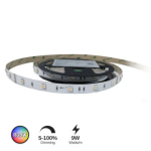RUBAN DEL 24V 5050 9W/M IP22 (RGB-W)